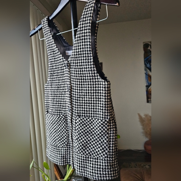 Zara Kids Houndstooth Vest Dress - Picture 4 of 5
